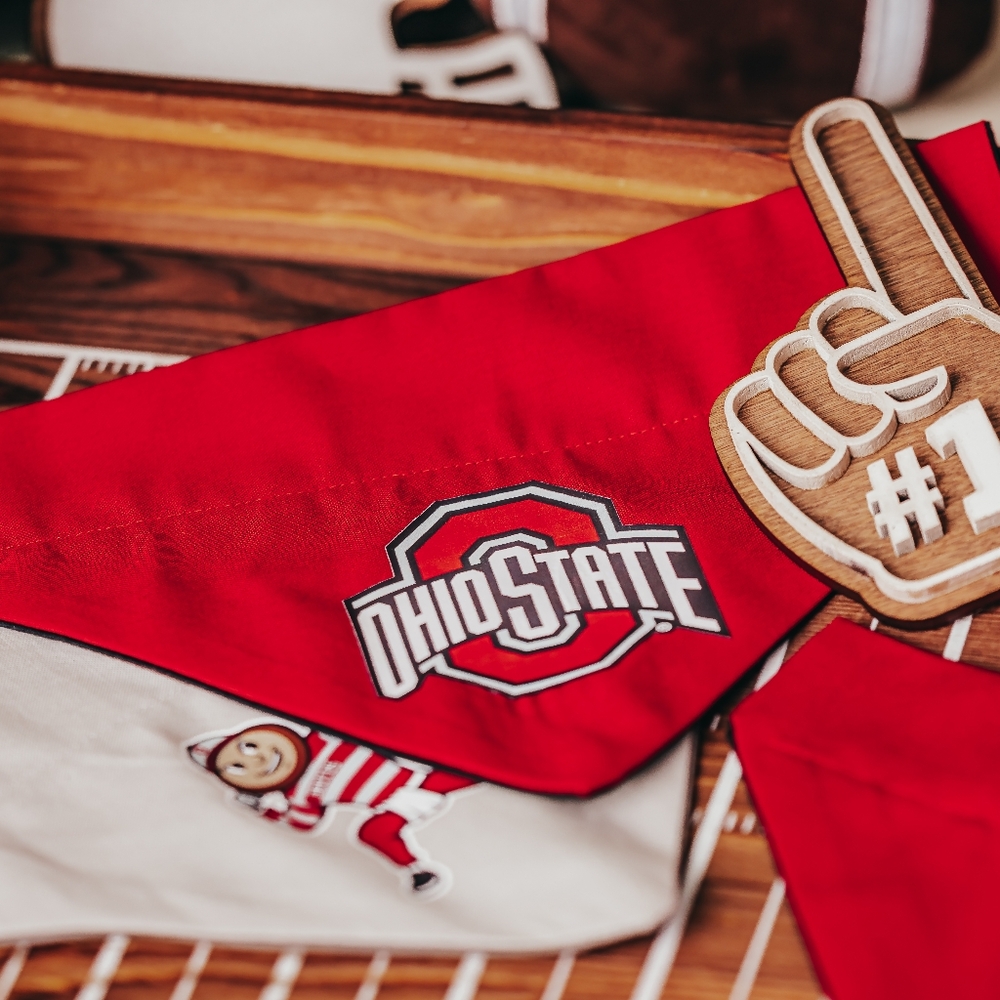Ohio State Red Pet Bandana - Picture 4 of 4